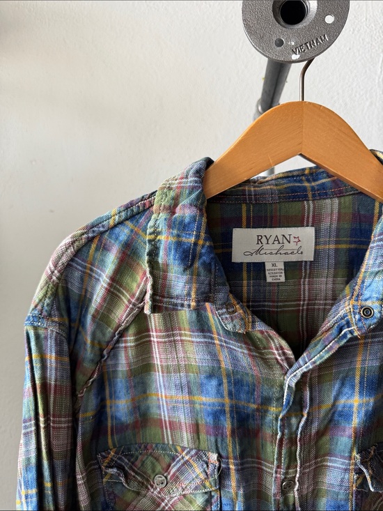 Ryan Michael Other - Ryan Michael Western Pearl Snap Flannel Size XL